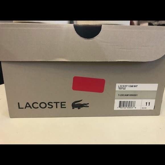LACOSTE L.12.12 CAM WHT TEXTILE 🛑Sold🛑 - Picture 8 of 8